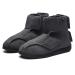 DXDUI Foot Swelling Shoes Deformed Foot Shoes High-Top Thicken Warm Adjustable Front and Rear Soft Bottom for Patients Swollen Feet Valgus and Deformed Gray 47 47 Gray
