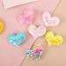 30 Heart Shaped Sequin Hairpins - Valentine's Day Glitter Hair Clips for Girls - Buy Online on GoSupps.com