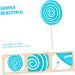 Ciieeo 4 Pcs Lollipop Props Creative Photo Prop Scene Lollipop Ornament Kids Photo Props Giant Balloons Photography Prop Baby Toys Girls Decor Child Big Lollipop Wood Autumn As Shownx2pcs 41X19.5X1.5CMx2pcs - Buy Online on GoSupps.com