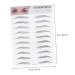 Lurrose 3D Eyebrow Stickers Set for Women - Makeup Tool for Eyebrow Tattoo, Transfer, and Stencils - Buy Online on GoSupps.com