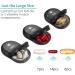 Fullicon 2 Times a Day Portable Pill Box Organiser - 7 Day, Large Compartments - Black - Buy Online on GoSupps.com
