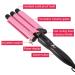 Buy ZJchao 32mm Hair Waver & Curling Wand - Fashionable Triple Pipe Hair Curler for DIY Beach Waves & Stylish Curls - Buy Online on GoSupps.com