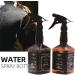 500ML Retro Hairdressing Spray Bottle | Black Liquid Pump for Salon Gardening & Household Use - Buy Online on GoSupps.com