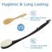 Exfoliating Shower Brush Long Handle for Shower - 17'' Black Body Brush - Buy Online on GoSupps.com