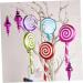 Ciieeo 1pc Lollipop Pendant Wedding Decorations Christmas Lollipop Decorations Ornaments Xmas Candy Pendant Blue 20X9.5X2cm - Buy Online on GoSupps.com
