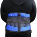 S-6XL Elastic belt lumbar spine orthopedic posture corrector decompression lumbar vertebrae pain waist spine support corset women men waist trainer (color: Blu 6xl blue