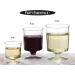 Party Essentials Plastic 5 oz Wine Glasses - 10-Count Clear Stemware - Buy Online on GoSupps.com