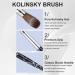 Shine Chance Size 10 Acrylic Nail Art Brush - 100% Pure Kolinsky Hair, Oval Shape, Professional Manicure Tool for DIY Home Salon - Buy Online on GoSupps.com