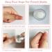 French Nail Stamper Set - Clear Silicone Stamping Jelly with Scraper for DIY Nail Art - Transparent, No Misplacement - Nail Manicure Kit - Buy Online on GoSupps.com