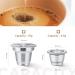 HAILASRE 2 Pcs Reusable Stainless Steel Coffee Capsules Compatible with L'OR Barista LM8012 / 60 Refillable Coffee Pods Metal L'or Espresso Pods(Big & Small) - Buy Online on GoSupps.com