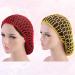 Minkissy 2Pcs Sleeping Hair Nets - Crochet Long Hair Snood Turban for Women & Girls | Red & Yellow - Shop Internationally! - Buy Online on GoSupps.com