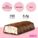 Nicks Keto Riegel Coconut - Low Carb Chocolate Coconut Snacks 163 Calories 3.5g Net Carbs Sugar-Free Gluten-Free 15 Pack - Buy Online on GoSupps.com