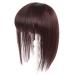 One Piece Straight Clip in Human Hair Topper with Wispy Pony Seamless Crown Closure Nature Hairline 12 x 12 cm 25cm Nature Black 12x12cm/25cm Nature Black