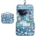 Sechunk Waterproof Travel Toiletry Bag | Hanging Multi-function Cosmetic Makeup Bag for Women (Blue) - Buy Online on GoSupps.com