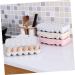 PRETYZOOM 2pcs Fridge Egg Organizer 18 Egg Holder for Refrigerator Dispenser Seasoning Superimposed re-usable Pink 30x15cm - Buy Online on GoSupps.com