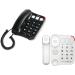 LIANXUE Big Button Landline Phone Desktop Telephone Loud Ringtone Fixed Home Phone for Elderly and Visually Impaired ABS Bk - Buy Online on GoSupps.com