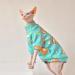 TENGTUD Hairless Cat Clothes Sphynx/Devon Cat Super Soft and Thick Furry Shirt-L_green - Buy Online on GoSupps.com