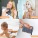 KinHwa Microfibre Flannel Face Cloth 6 Pack - Quick Dry Baby Wash & Makeup Remover Cloths - Soft Skin Care Cleansing - 20x20cm Grey & White - Pack of 1 - Buy Online on GoSupps.com