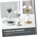 Bestonzon Diamond Sandwatch Hourglass - Elegant 5-Minute Glass Timer & Decorative Kitchen Clock | High Borosilicate Crystal Design - Buy Online on GoSupps.com