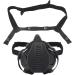 Oarea Tactical Half Face Gas Mask - Respiratory Protection with Exchange Filter for Military Airsoft & Paintball - MA-119-BK - Buy Online on GoSupps.com