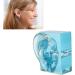 Acrylic Blue Transparent Right Ear Display Model - Waterproof Fake Ear for Sound Aids - Buy Online on GoSupps.com