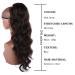 Yeeshedo Dark Brown Ponytail Hair Clip Extensions - Long Wavy & Afro Curly Braids (4#) | Natural Look & Easy to Use - Buy Online on GoSupps.com