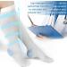 Open Toe Thrombosis Socks - Medical Compression Stockings for Varicose Veins | Class 1 Compression Knee Socks (White M) - 1 Pair - Buy Online on GoSupps.com