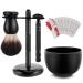 Deluxe Shaving Kit for Men Includes Safety Razor Shaving Stand Shaving Brush and Stainless Steel Shave Soap Bowl Begin Quality Shave at Home 5 key tools