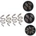 FRCOLOR 4 pieces snake nail drill made of alloy nail jewellery rhinestone pendant for nails snake nail charms nail art bling rhinestones manicure decoration diamond flash drilling 3D - Buy Online on GoSupps.com