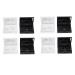 minkissy 8pcs Eye Shadow Box Eyeshadow Blush for Cheeks Decor Refillable Lipstick Tray Plastic Serving Tray Concealer Eye Shadow Tray Convenient Foundation Tray Eye Shadow Case
