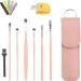 Pleteffect Ear Pleteffect Ear Cleaner The Most Professional Ear Cleaning Master in 2024 Earwax Cleaner Tool Set Ear Cleaning Kit with PU Leather Case Pink