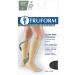 Truform 18mmHg Compression Thigh High Stockings for Men & Women - Black, Large - 1 Pair - Buy Online on GoSupps.com