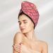 Super Absorbent Chocolate Microfiber Hair Towel Wrap - Soft Coral Velvet Quick Dry for Long Curly & Thick Hair | International Shipping - Buy Online on GoSupps.com