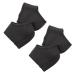 FOMIYES 2 Pairs Heel Protector Cloth Men and Women Heel Cover Keep Warm