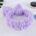 Omice Pink Hair Tie - Spa Bathroom & Makeup Loop | Coral Fleece Women's Headband | OMG Letters Beauty Hair Strap - Buy Online on GoSupps.com