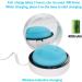 Portable Silicone Electric Facial Cleansing Brush - Waterproof Sonic Vibration for Deep Cleansing & Exfoliating - Gentle Face Massager (Blue) - Buy Online on GoSupps.com