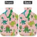Kawaii Dinosaur Heat Bottle with Fluffy Cover - 2L Capacity for Cozy Nights Pain Relief for Back Neck & Shoulders - Buy Online on GoSupps.com