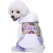 Miaododo XL Violet Dog Hooded Sweater - Warm Chihuahua Clothing for Small & Medium Pets - Stylish Pet Apparel with Real Bag - Buy Online on GoSupps.com