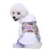 Miaododo Dog hooded sweaters with a hood warm Chihuahua clothing for small medium-sized pets dogs and cats with real bag (M violet) M purple