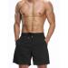 NELEUS Men's 7 Running Shorts 2-Pack with Pockets - Black/Navy Blue - Large - Buy Online on GoSupps.com