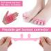 Sibba Silicone Toe Separator Straighteners for Overlapping Toes Bunions Hammer Toe - Pink - Buy Online on GoSupps.com