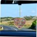 Zerodeko Decor Creative Rear View Mirror Pendant Modern Style Pendant Heart Shaped Pendant Crafts Car - Buy Online on GoSupps.com