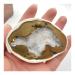 Natural Crystal Rough Natural Agate geode Hole Specimen Contains Clear Clusters Halloween Decorations Crafts