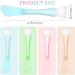 Silicone Facial Mask Applicator 4 Pcs Reusable Double-End Face Mask Brush Washable Beauty Spatula Tools for Clay Cream Gel And Mud Facial Masks Gentle Exfoliating Deep Pore Cleansing Detachable - Buy Online on GoSupps.com