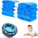 UQMIQURA Diaper Pail Refill Bags 4 Pcs Diaper Disposal System Replacement Bags Odor Control Compatible for Genie for Munchkin Diaper Pail Refill Bags Extended 180in Diaper Refill - Blue