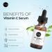 PGM Vitamin C Serum for Face Anti-Aging Brightening Hydrating Facial Serum with Hyaluronic Acid & Vitamin E Dark Spot Corrector 1 Fl Oz Pack of 2 - Buy Online on GoSupps.com