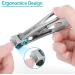 Nail Clippers for Men & Women Vepkuso Professional Toenail Clippers for Thick Nails Seniors & Adults Wide Jaw Fingernail Cutter Set - Ideal for Tough Nails - Buy Online on GoSupps.com