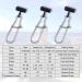 Dr.Fish Fishing Sinker Slides 50 Pack - Duo Lock Snap Sliding Swivels for Saltwater Surf Fishing Rigs - Catfishing Sliding Rig Weight Connectors - Buy Online on GoSupps.com