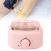 Sweet Pink Wax Warmer Set for Hair Removal - Mini Rose Electric Heater with Transparent Lid (EU Plug) | Ideal for Girls & Women - Buy Online on GoSupps.com