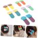 FRCOLOR 5 Pairs geometric hairpin hair clips snap square hair snap hair barrettes geometric hair clips glitter snap hair clips girl bang clips rhinestone hair side clip resin round child - Buy Online on GoSupps.com